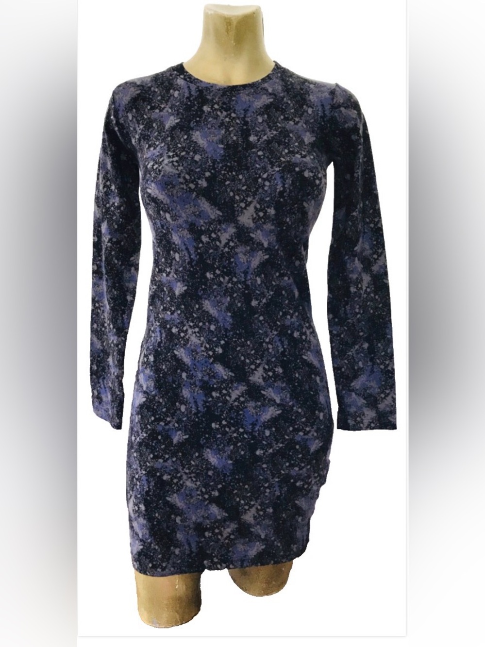 ELEVEN PARIS Life is a Joke Paint Splatter DRESS L